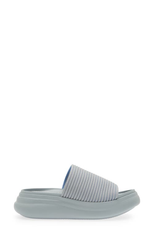 Shop Rag & Bone Brixley Knit Slide Sandal In Grey/blue