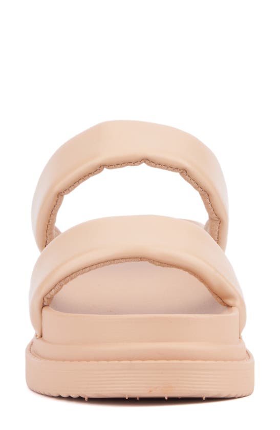 Shop Olivia Miller Pto Slide Sandal In Natural