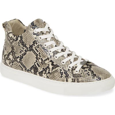 Jslides Ludlow Platform High Top Sneaker, Beige