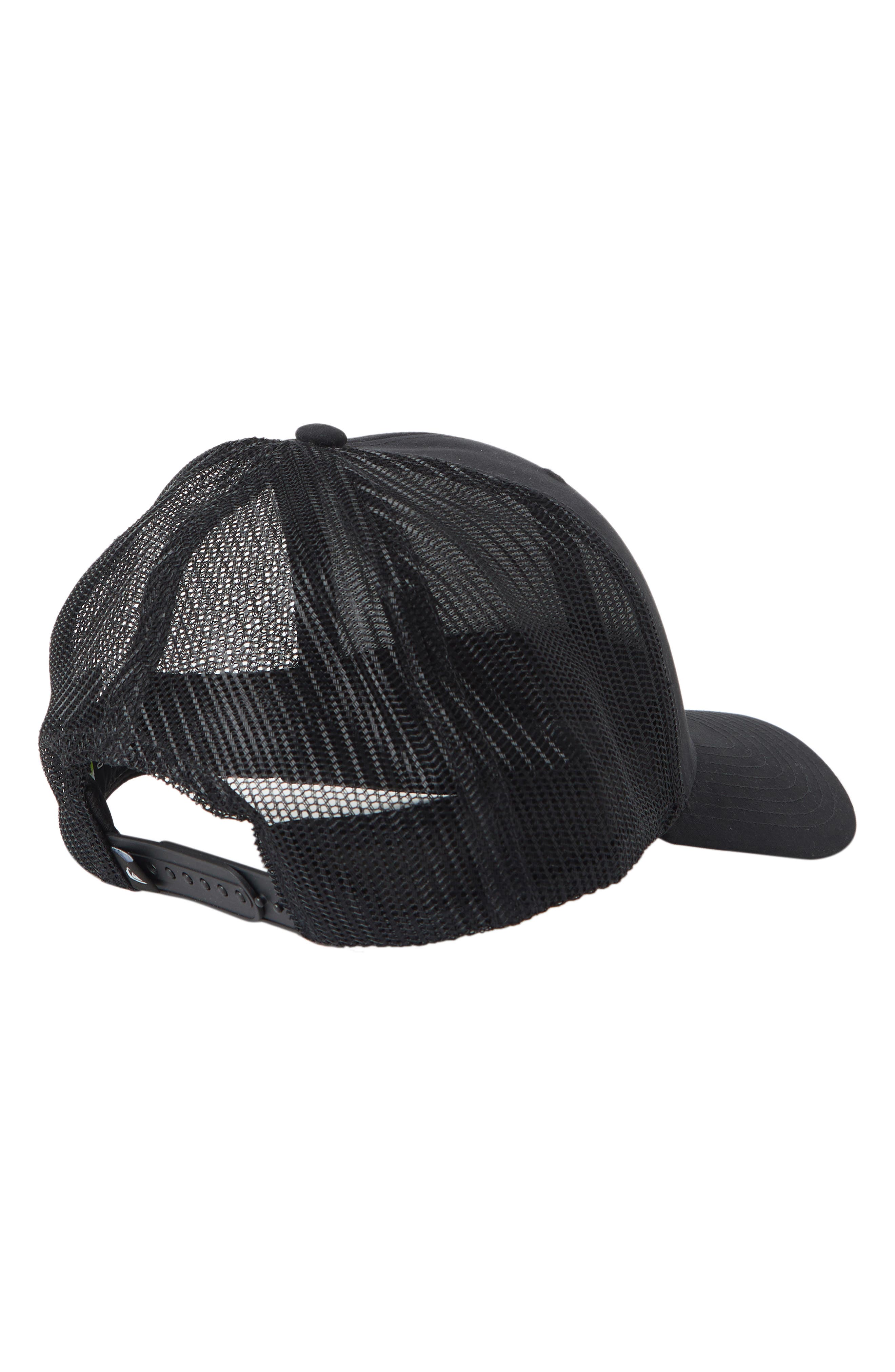Quiksilver Towed Black Closet In Hat in Polyester | Recycled Trucket Smart
