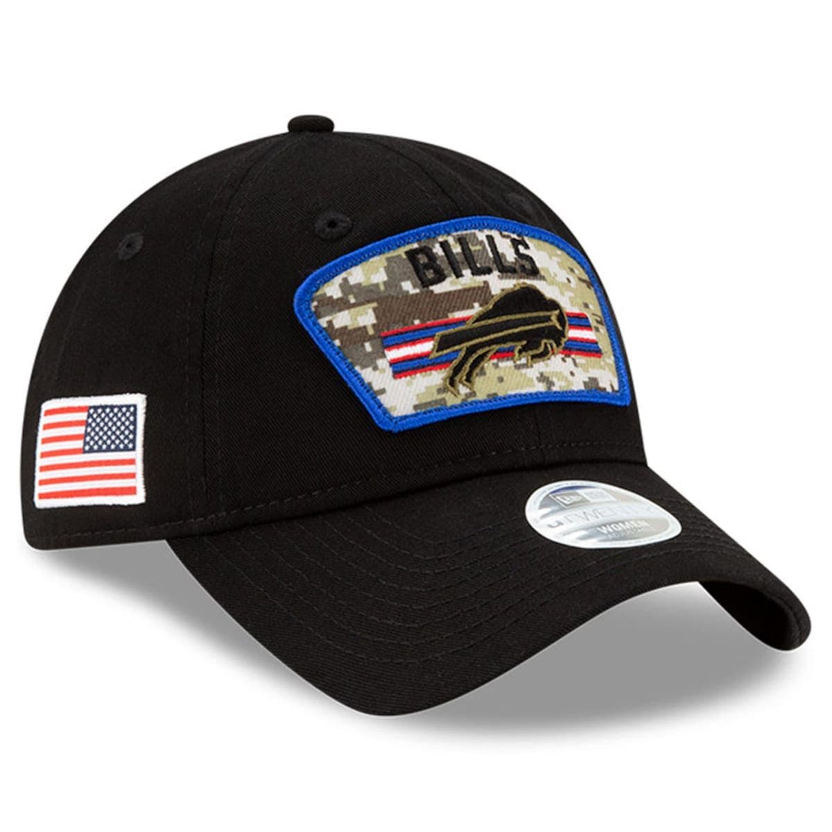 Era Black Buffalo Bills 2021 Salute 