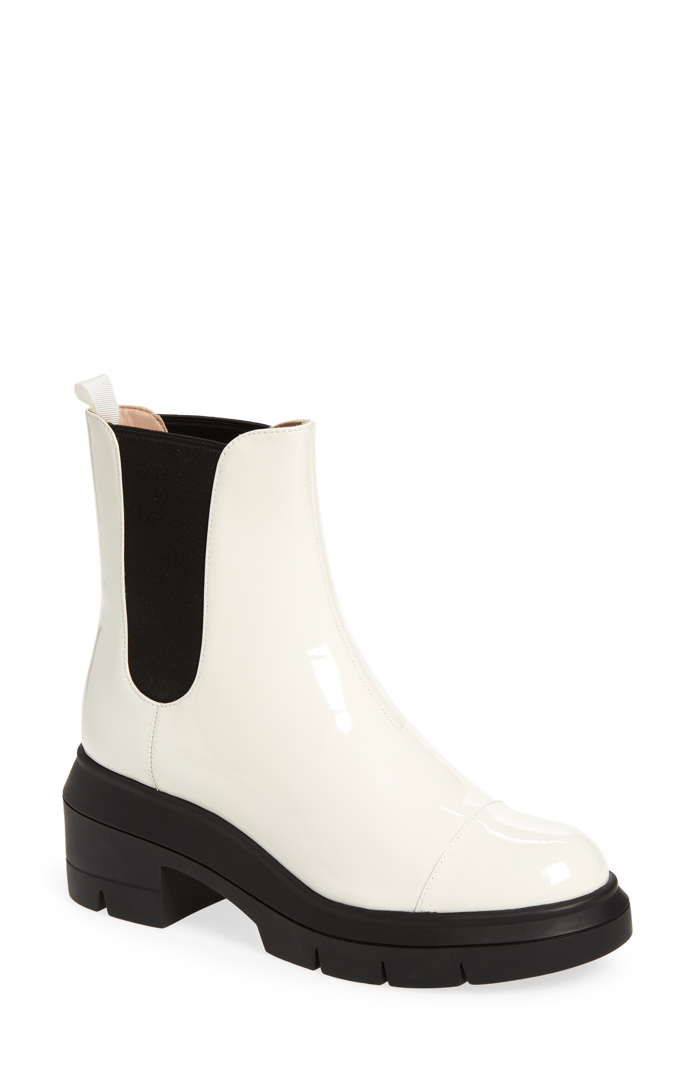 Details about / NEW STUART WEITZMAN BELLA CHELSEA BLACK GIRLS ANKLE BOOTS SHOES 5