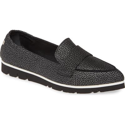 Agl Micro Pointed Toe Loafer, Grey