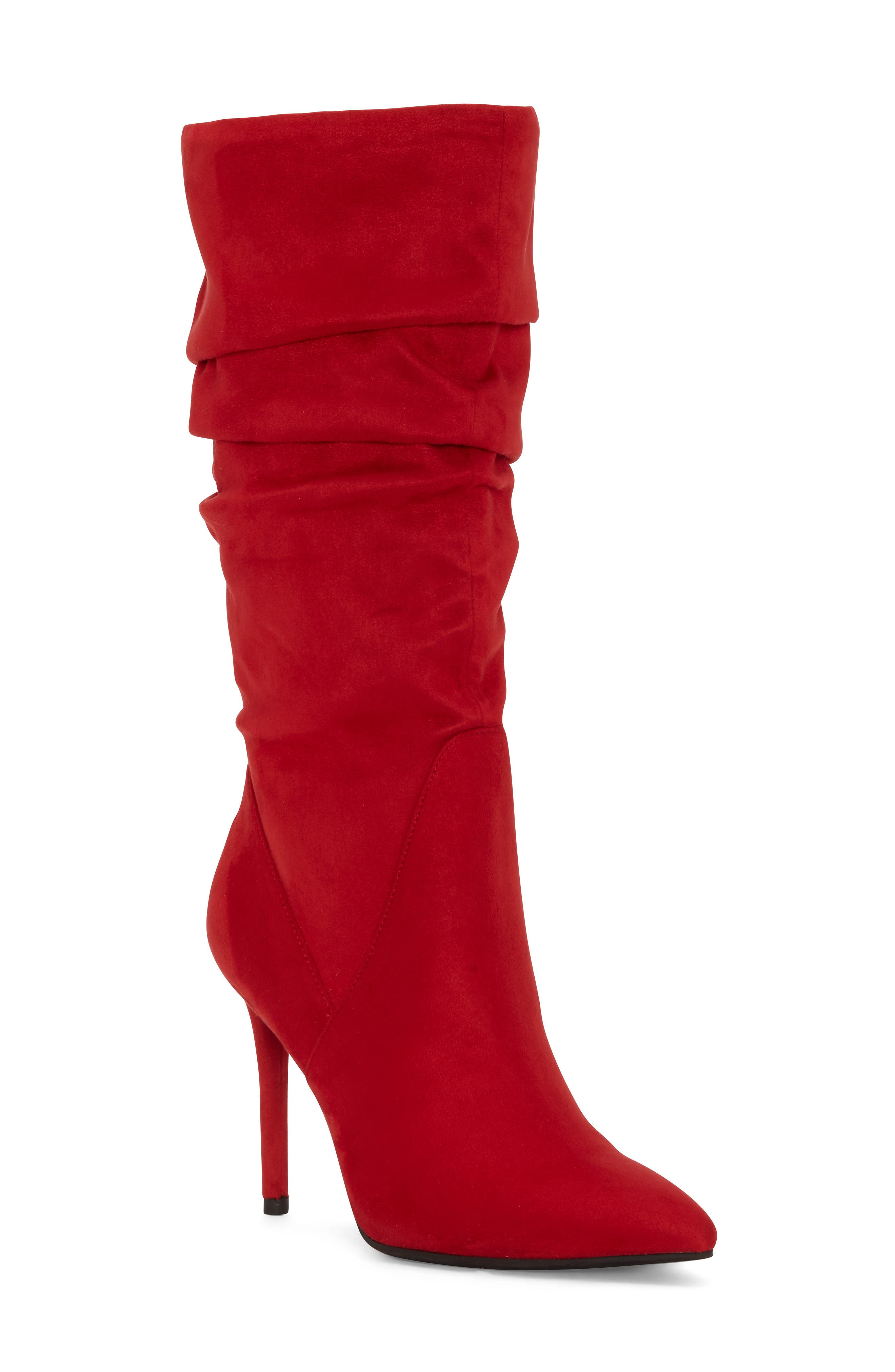jessica simpson red slouch boots