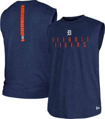 New era Team Logo Detroit Tigers Short Sleeve T-Shirt Blue
