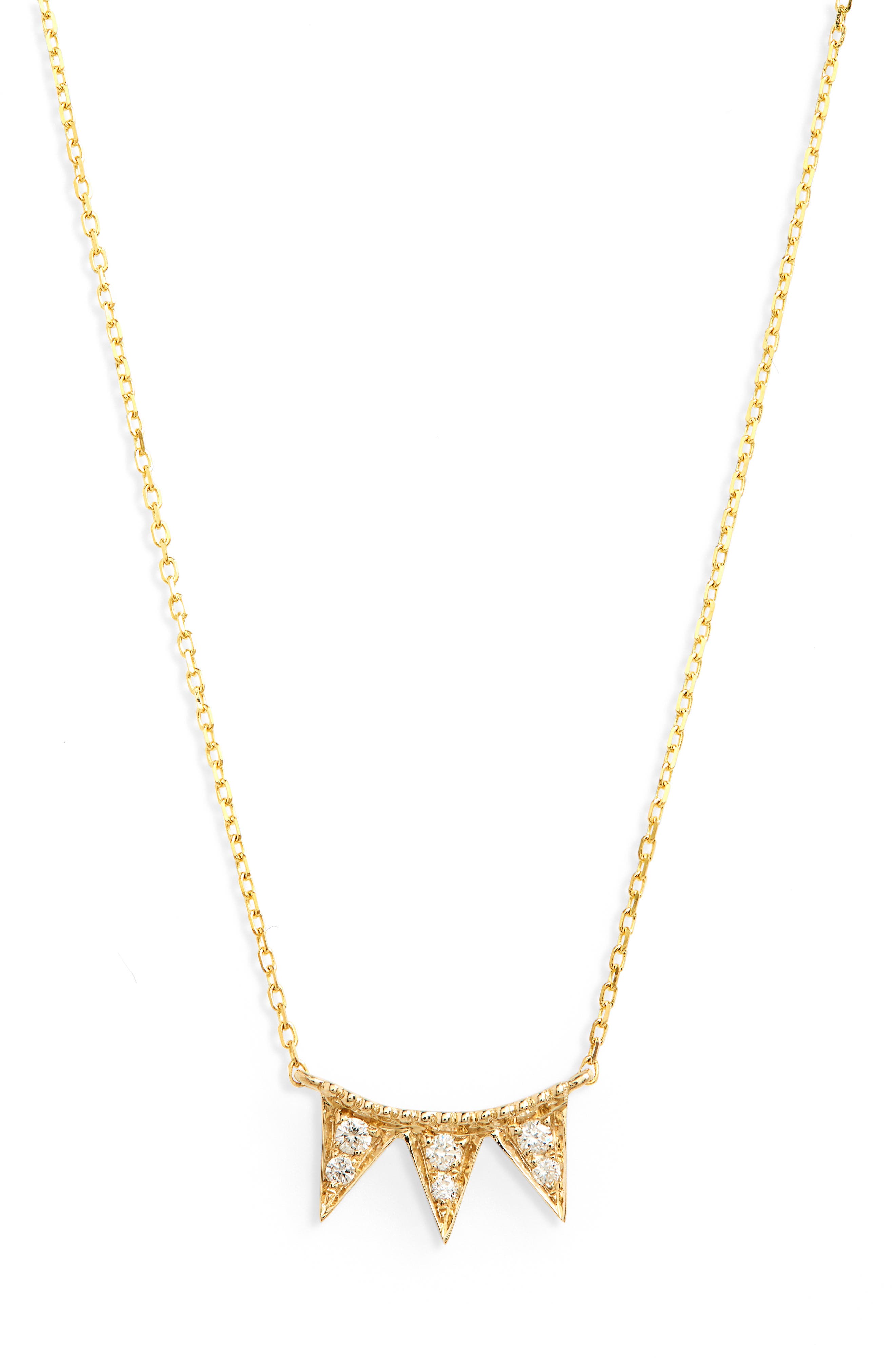 nordstrom triangle necklace