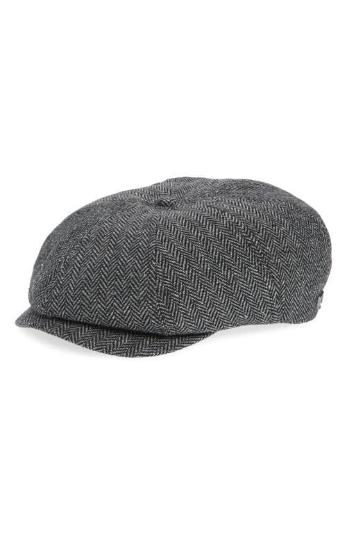 Brixton Brood Driving Cap in Grey/black at Nordstrom, Size Large