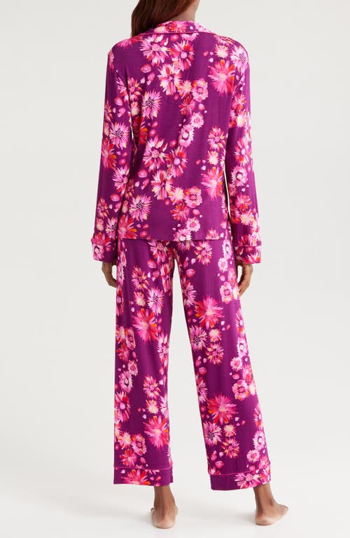 Shop Alivia Sofia Print Crop Pajamas In Grace's Garden Berry