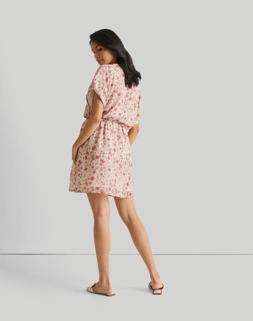 Reistor Relaxed Drawstring Dress In Petal Fusion