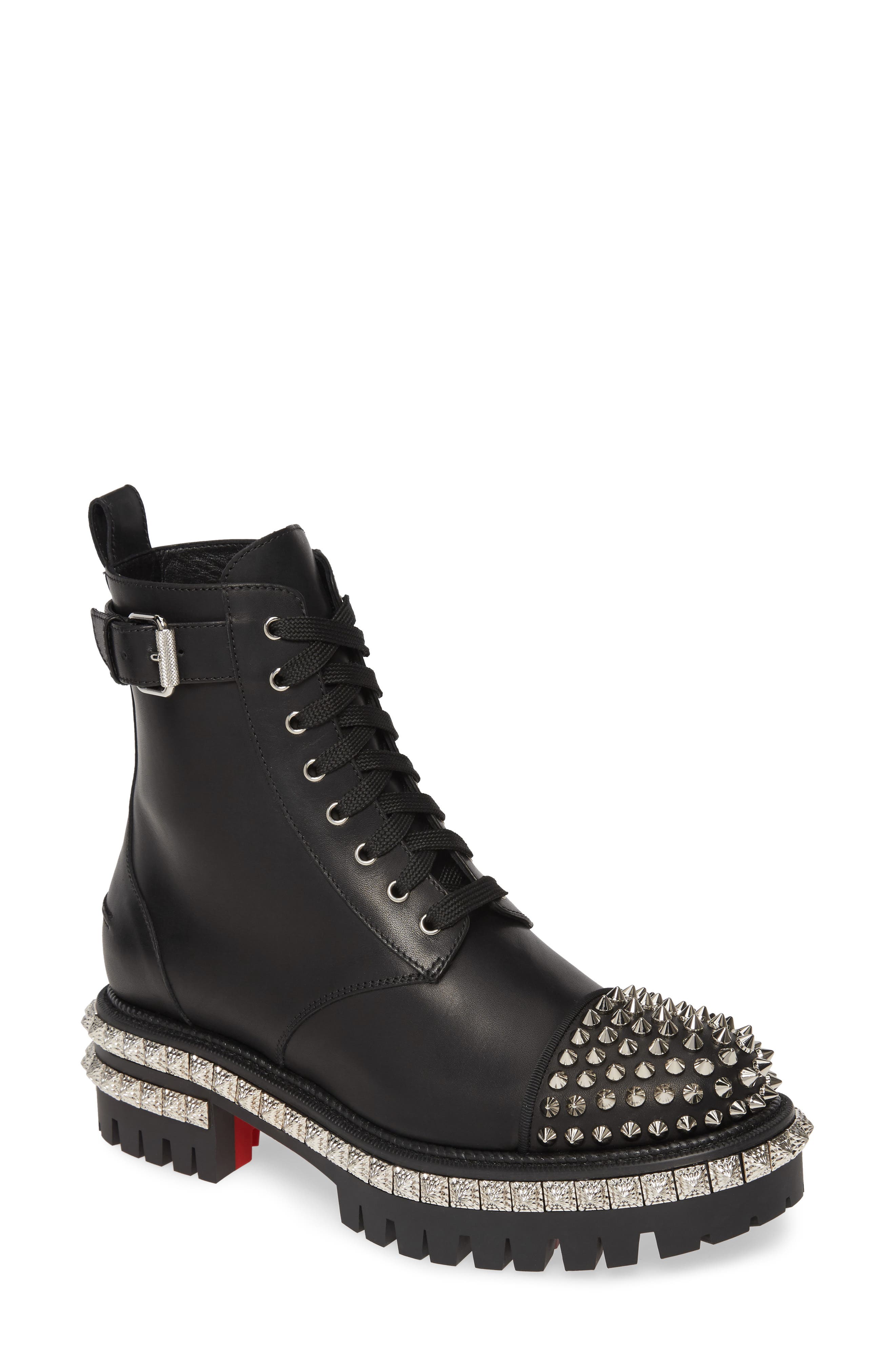 spiked louboutin boots