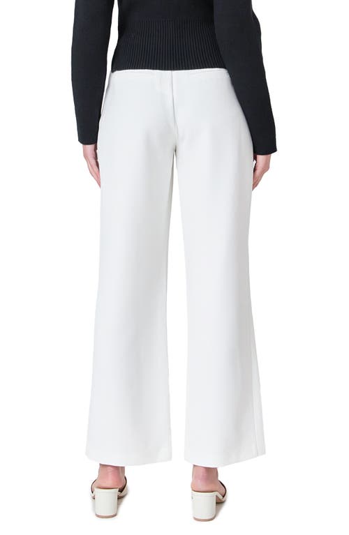 Endless Rose High Waist Stretch Pants In Ivory