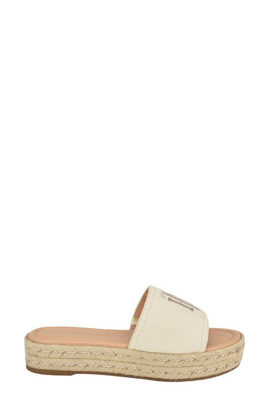 Shop Tommy Hilfiger Platform Espadrille Sandal In White