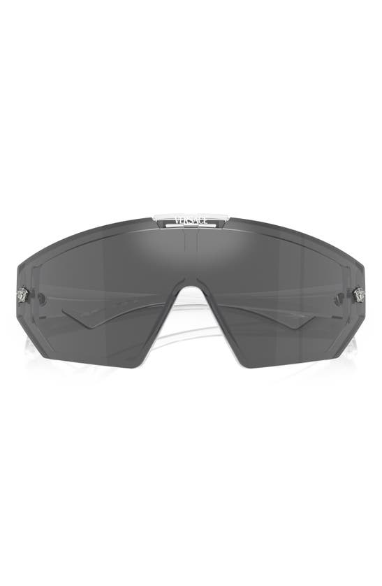 Versace Medusa Horizon Shield Sunglasses In Crystal