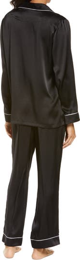 Papinelle  Washable Pure Silk Pajamas in Dark Slate – Papinelle Sleepwear  US