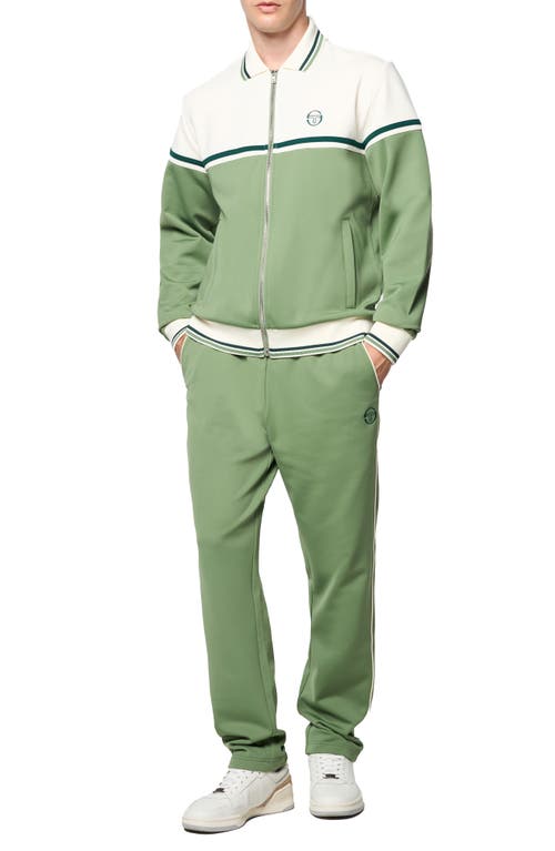 Shop Sergio Tacchini Olmi Track Jacket In Hedge Green