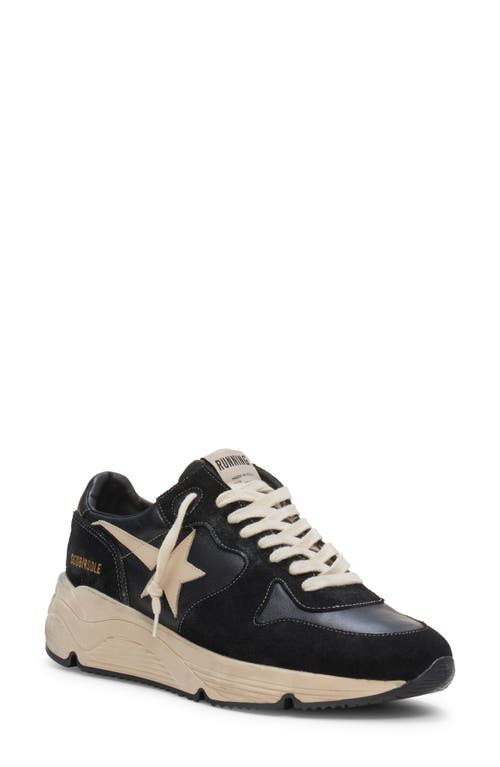 Shop Golden Goose Running Sole Sneaker In Black/white