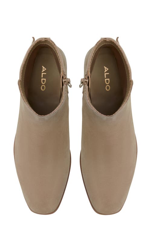 Aldo Women's Serrafina Platform Booties In Dark Beige