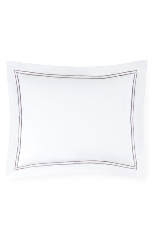 Sferra Grande Hotel Sham In White/grey