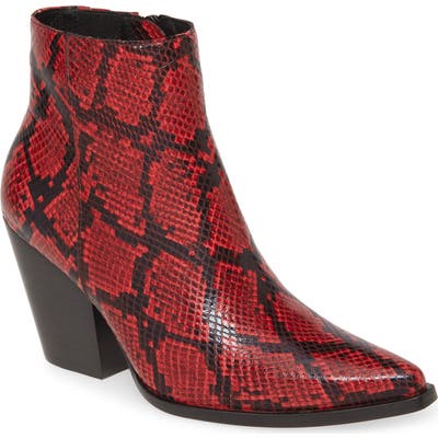 Jeffrey Campbell Elevated Bootie, Red