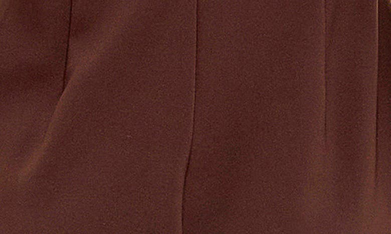 Endless Rose Bustier Wide Leg Jumpsuit In Chocolate