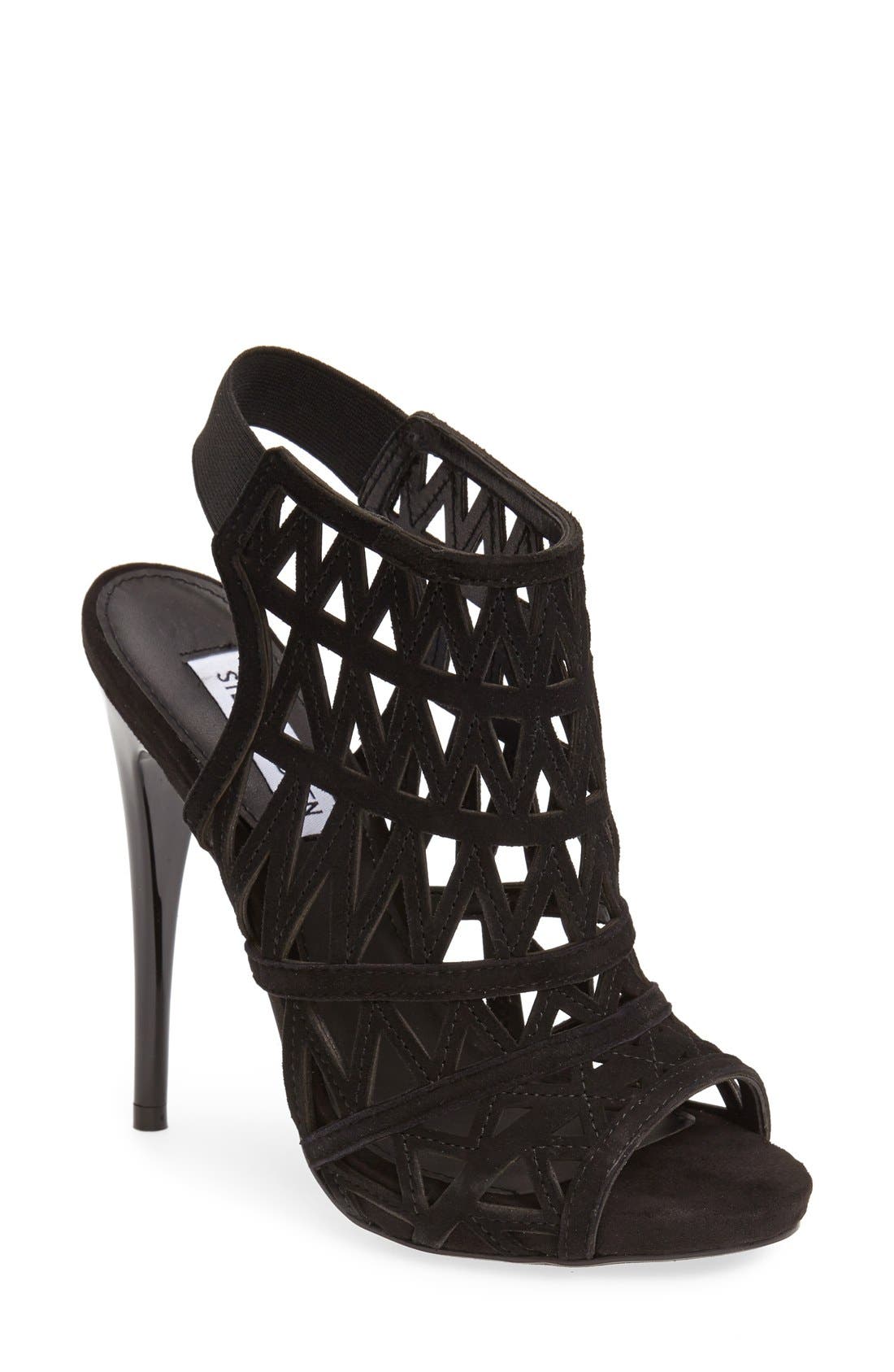 steve madden caged booties