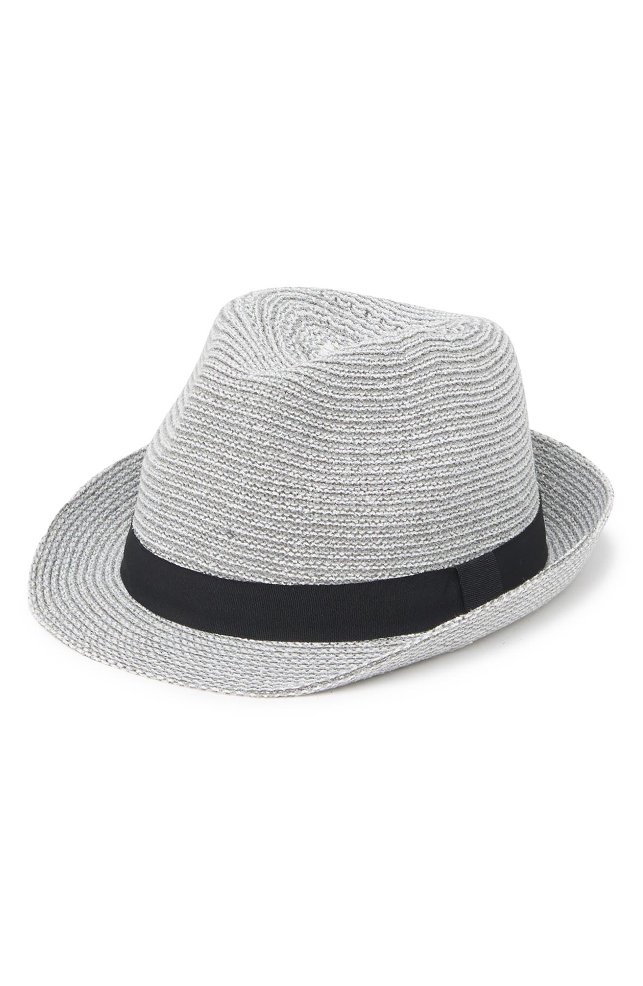 Abound Packable Fedora In Black Combo