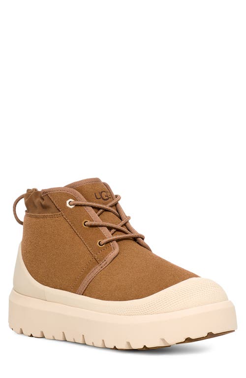 Ugg(r) Neumel Waterproof Hybrid Boot In Chestnut/whitecap