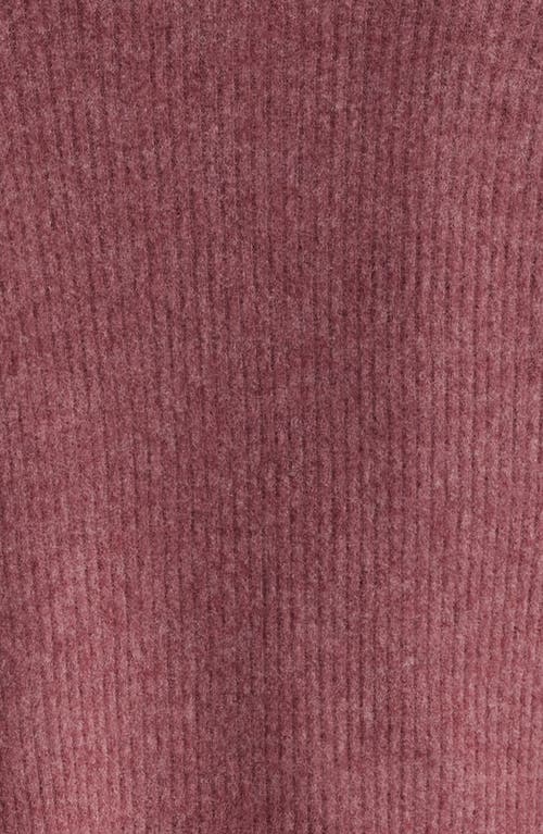 Loveappella Rib Tank & Shrug Set In Wine