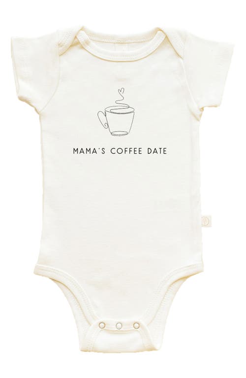 Tenth & Pine Mama's Coffee Date Organic Cotton Bodysuit in Natural