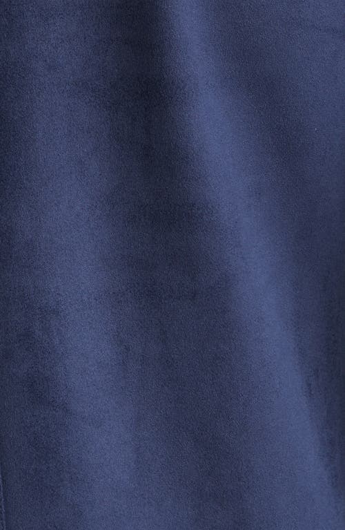 Hart Schaffner Marx Westwood Water Resistant Faux Suede Jacket In Navy
