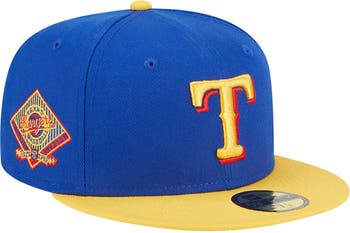 Texas Rangers New Era Empire 59FIFTY Fitted Hat - Royal/Yellow