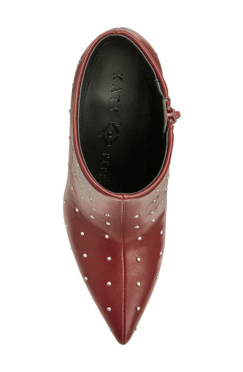 Shop Katy Perry The Laterr Pointed Toe Bootie In Cranberry