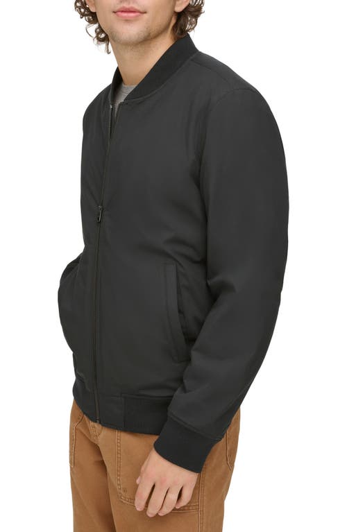 Shop Levi's Tech Water Resistant Bomber Jacket In Black