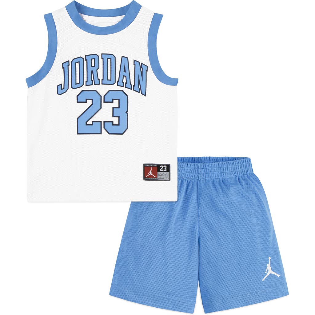 Jordan Kids' Jersey & Shorts Set in University Blue