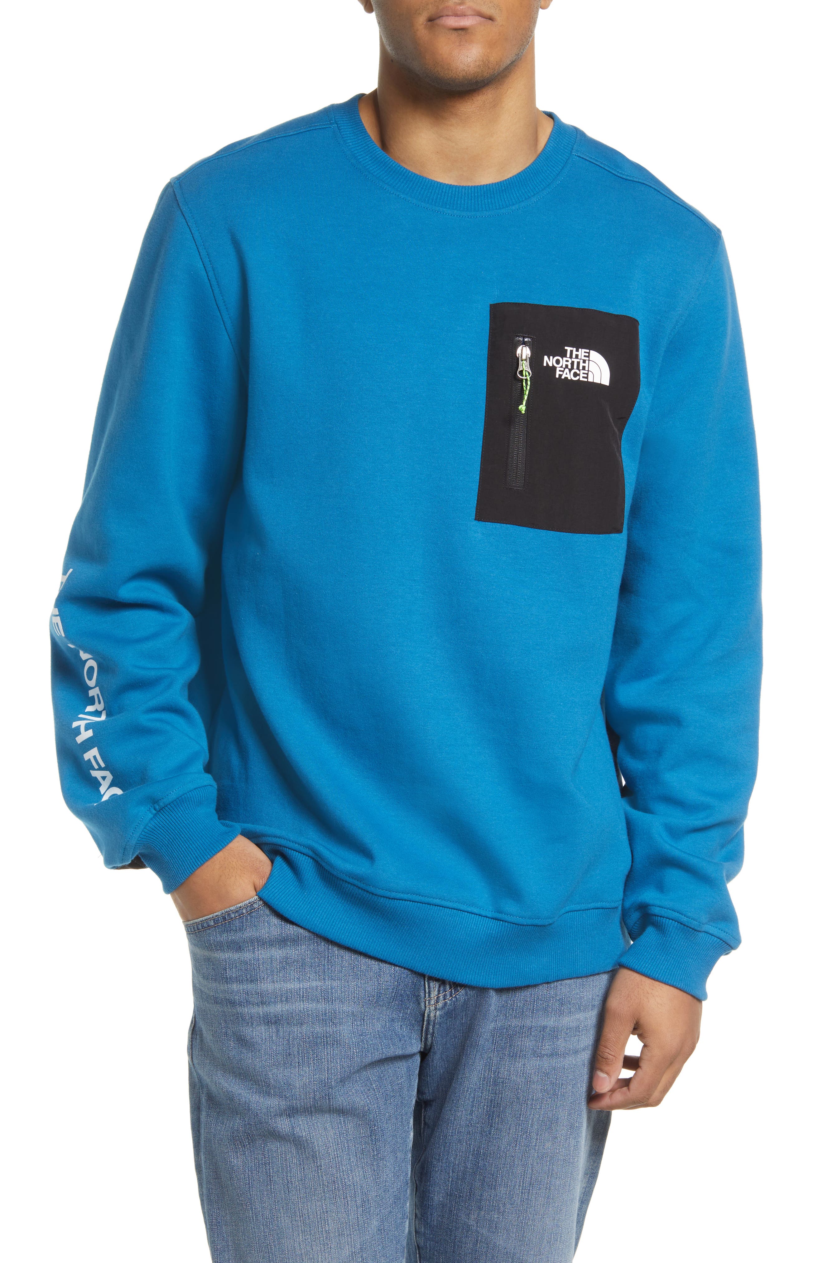 north face men's crewneck sweatshirt