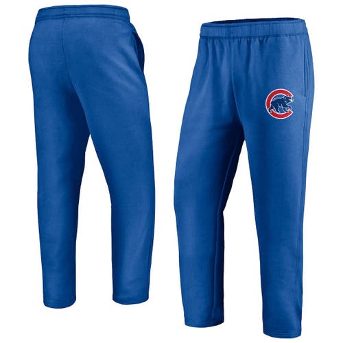 Men's Fanatics Branded Royal Chicago Cubs Primary Logo Sweatpants