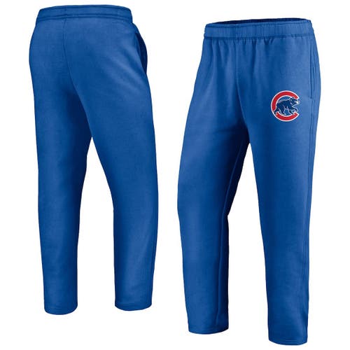 Men's Fanatics Branded Royal Chicago Cubs Primary Logo Sweatpants Men's Fanatics Branded Royal Chicago Cubs Primary Logo Sweatpants