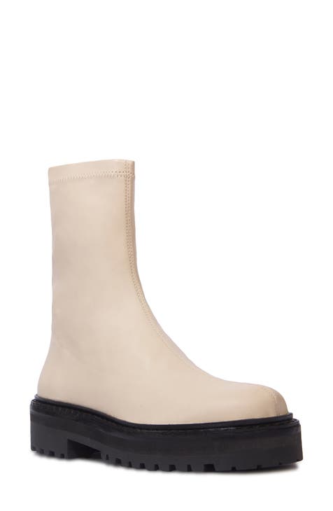 Women's Beige Lug Sole Boots | Nordstrom