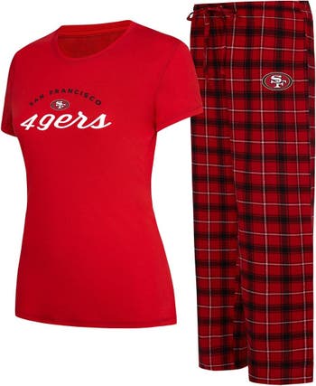 Women's Concepts Sport Black/Gray Las Vegas Raiders Arctic T-Shirt & Flannel Pants Sleep Set Size: Large