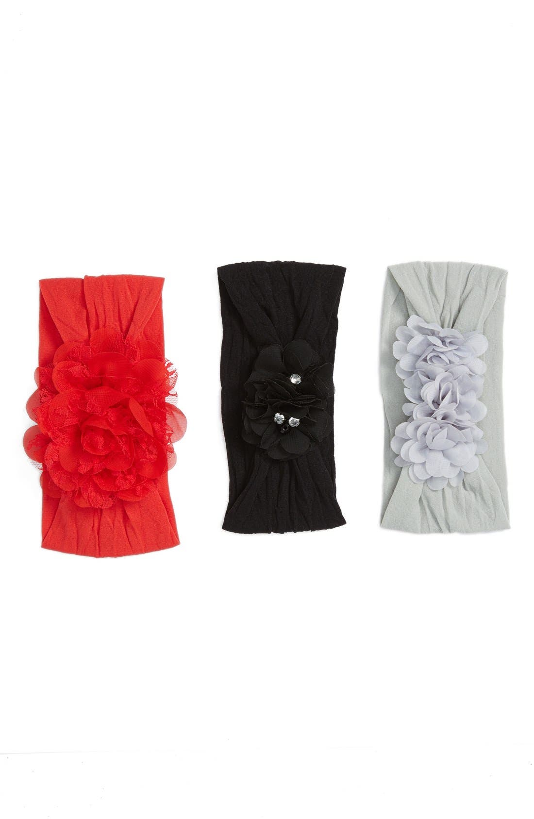 Baby Bling Holiday Bows Set of 3 Headbands (Baby Girls) Nordstrom