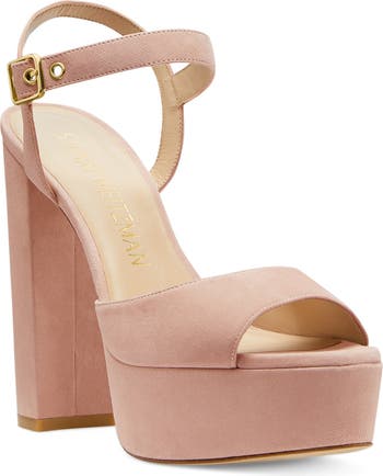 Stuart weitzman best sale suede platform sandals