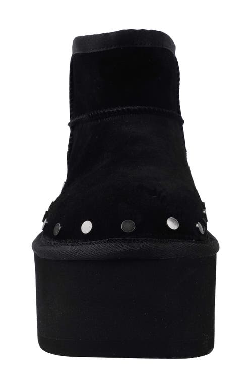 Shop Candies Candie's Shye Faux Fur Platform Bootie In Black