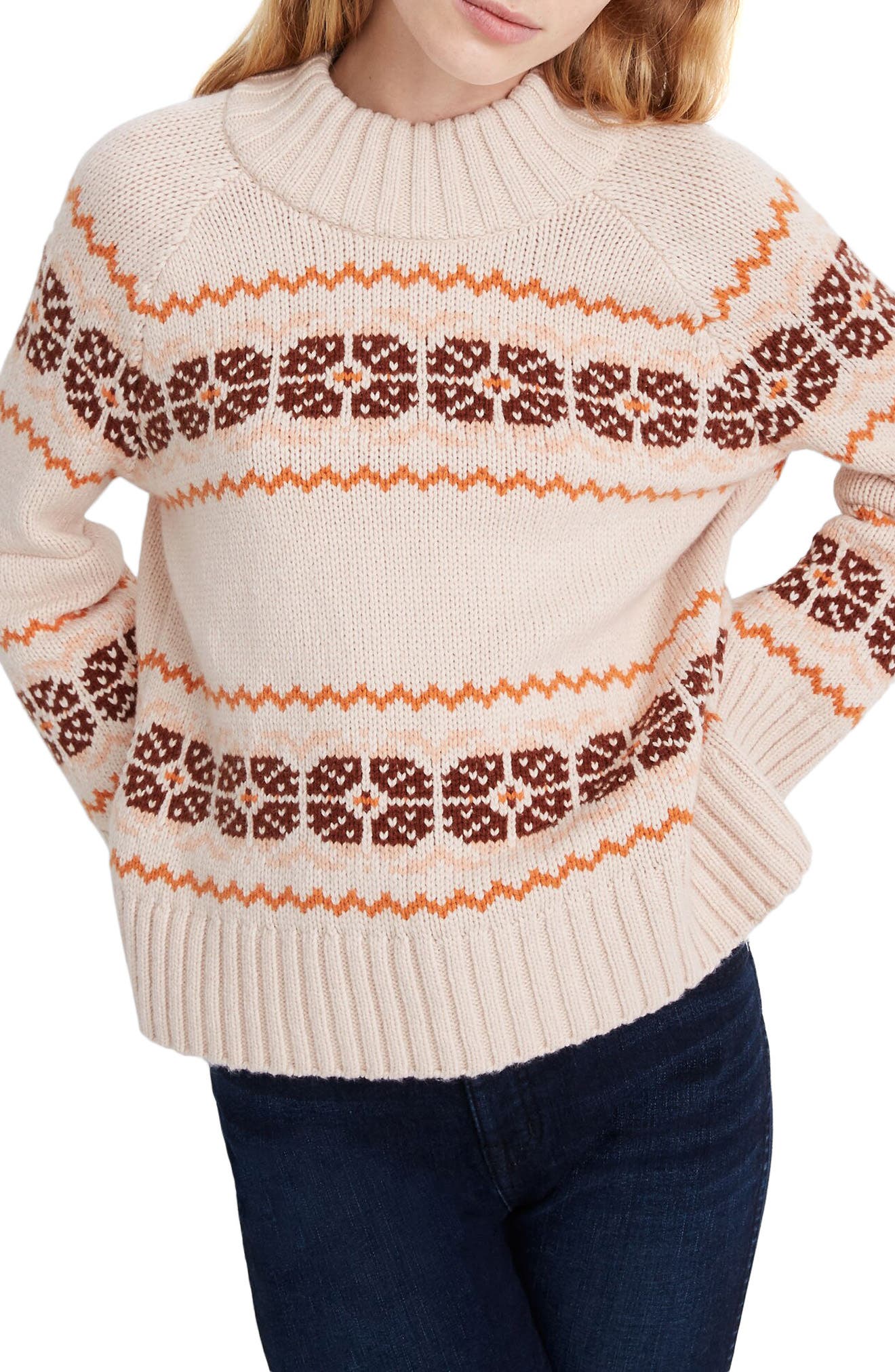madewell fair isle sweater