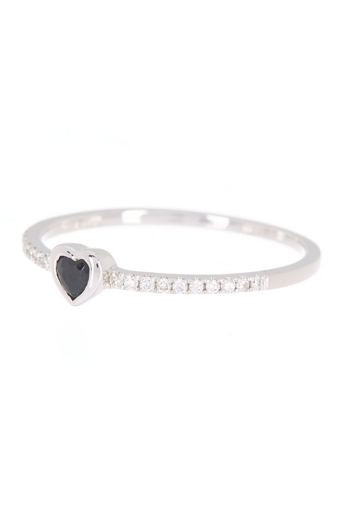 sapphire heart ring white gold