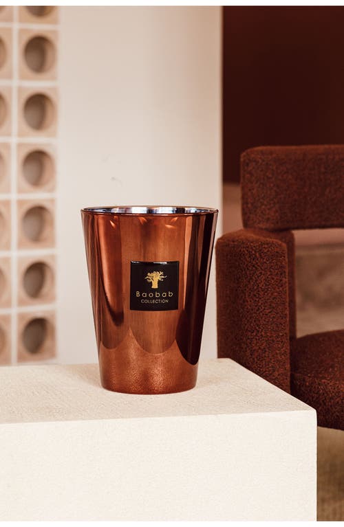 Baobab Collection Les Exclusives Cyprium Max Candle In Shiny Copper