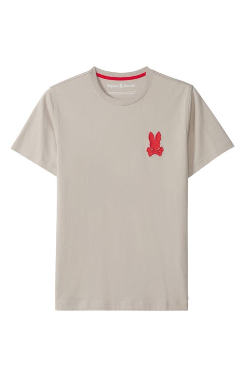 Shop Psycho Bunny Walter Back Graphic T-shirt In Oyster