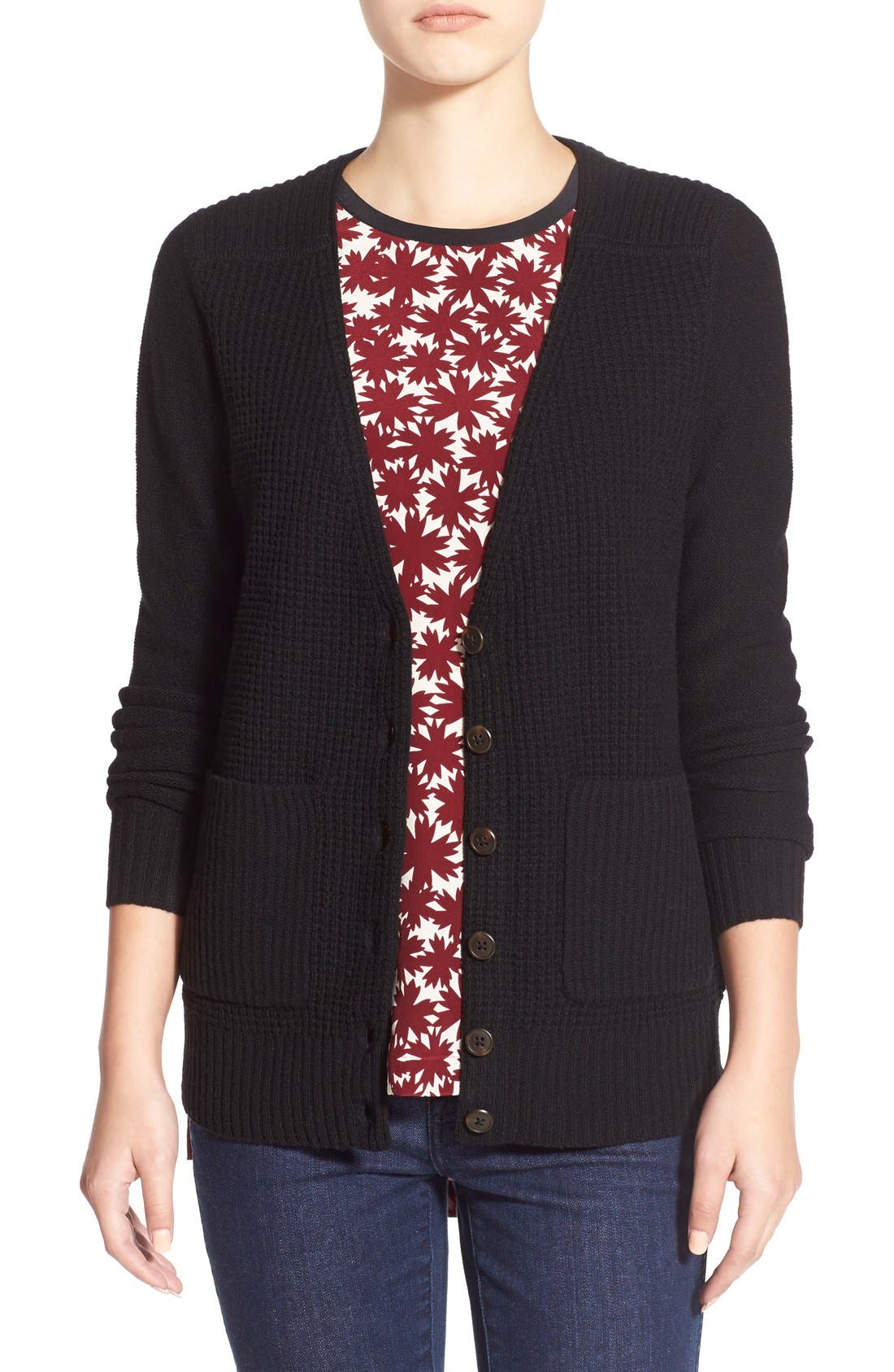 nordstrom black cardigan