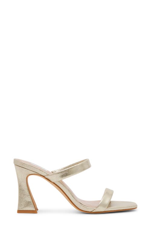 Dolce Vita Selsta Womens Slip On Sandals Heels In Gold