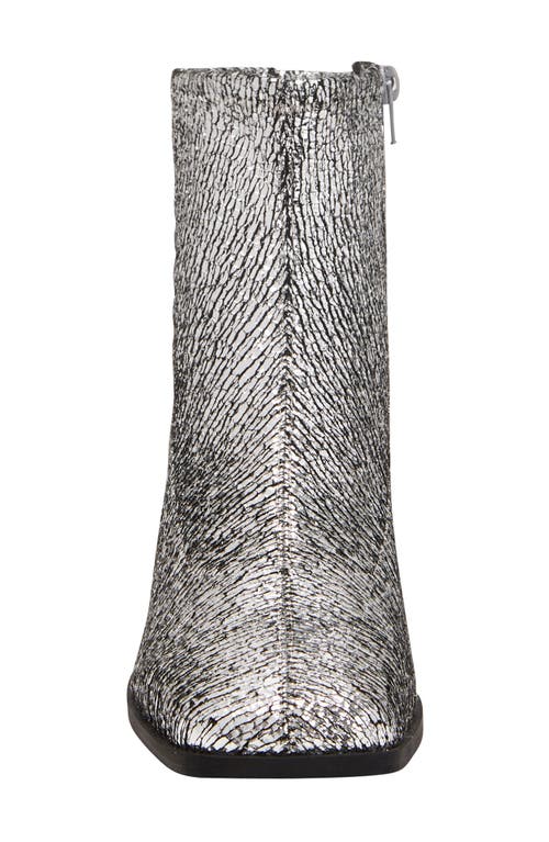 Shop Katy Perry Lolette Square Toe Bootie In Silver