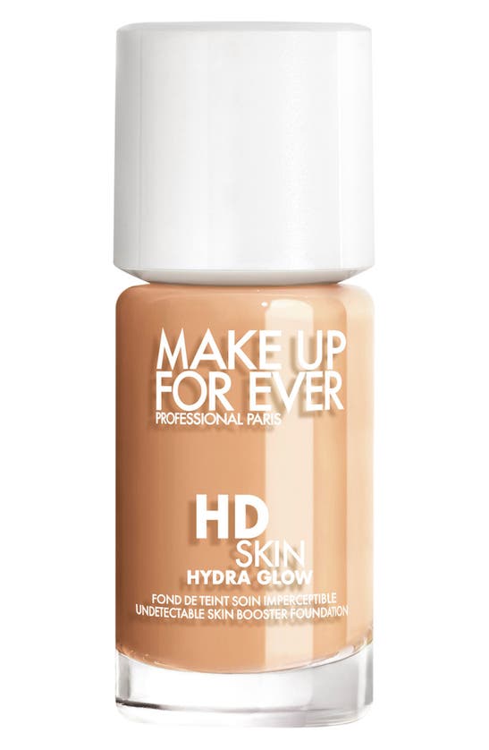 Shop Make Up For Ever Hd Skin Hydra Glow Skin Care Foundation With Hyaluronic Acid In 2r24 - Cool Nude